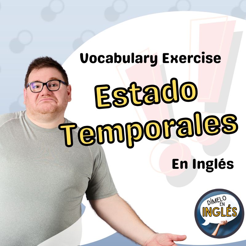 Temporary States Choose the Correct to Be Structure Vocabulary True False Practice (A0)